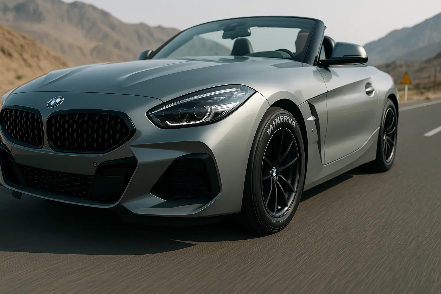 خودرو BMW در ایران با تایر مینروا