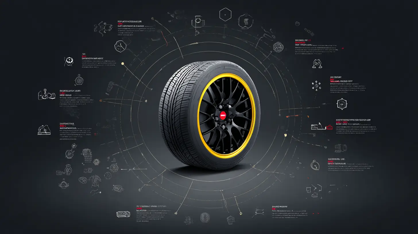 اینفوگرافیک ویژگی‌های تایر لنزو