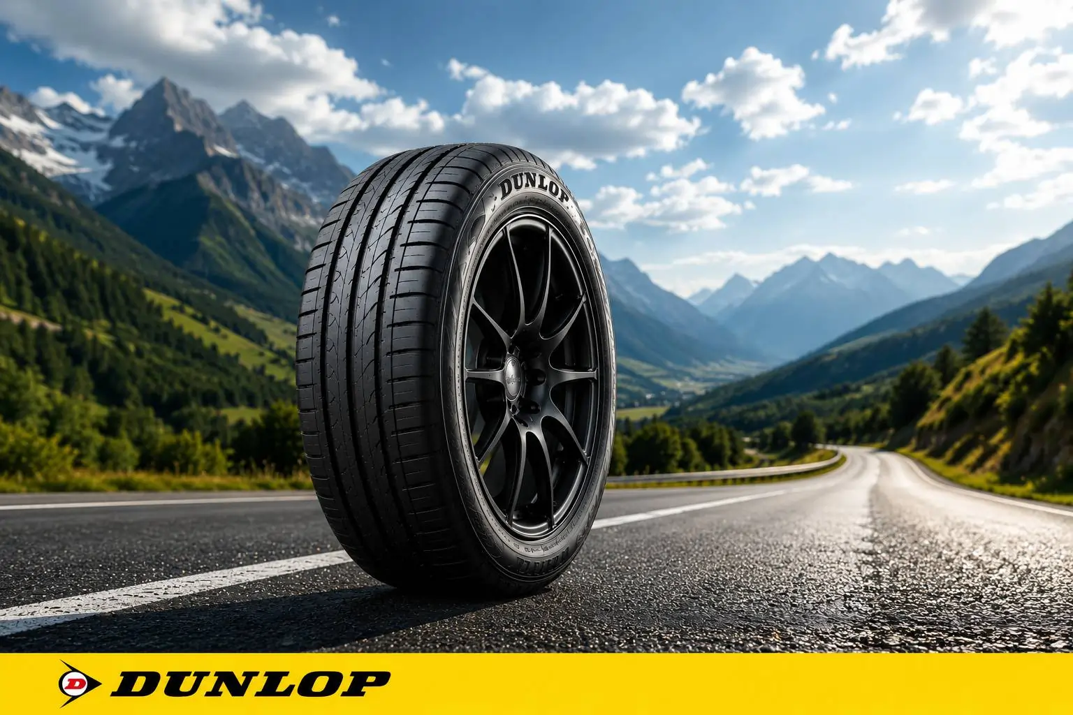 لاستیک DUNLOP در طبیعت