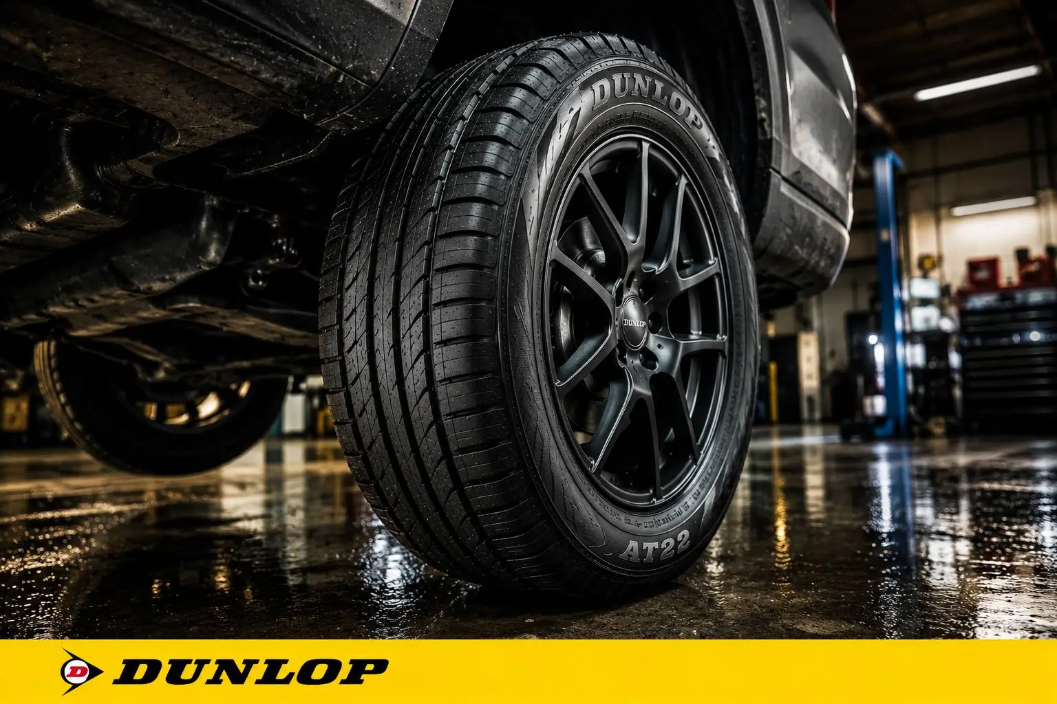 لاستیک DUNLOP زیر ماشین